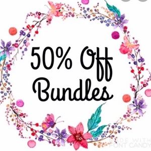 50% off sale! Add 3 or more items to your bundle!